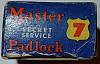 014.Vintage Master Secret Service No.7 Padlock - Package.JPG